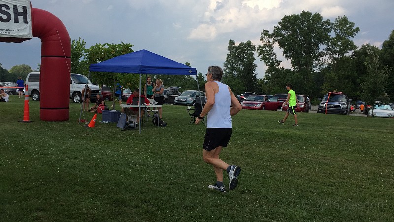 2015 Road Runner Classic 8K 136.JPG - 2015 Road Runner Classic 8K run at Maybury State Park outside Northville Michigan on July 25, 2015.